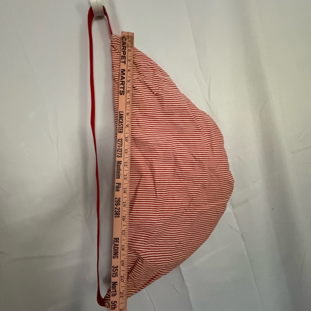 Vintage OP Ocean Pacific Red Striped Women’s Shoulder Sling Tote Bag Surfer Girl - Picture 11 of 15